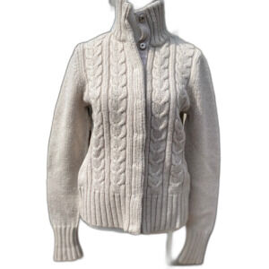 L.O.G.G. By H&M substantial sweater M long sleeve snap cozy winter warmth.